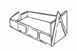 6m³ Hook Lift Skip Bin