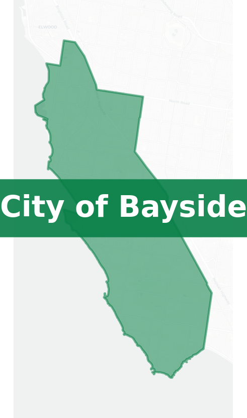 City of Bayside boundries map