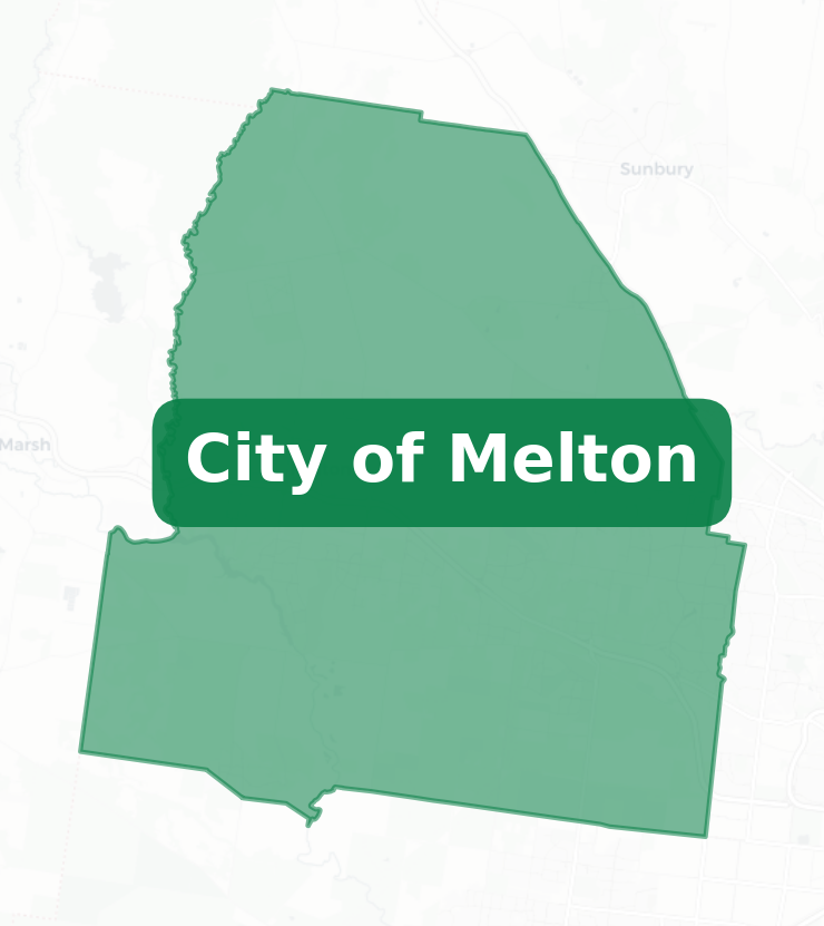 City of Melton boundries map