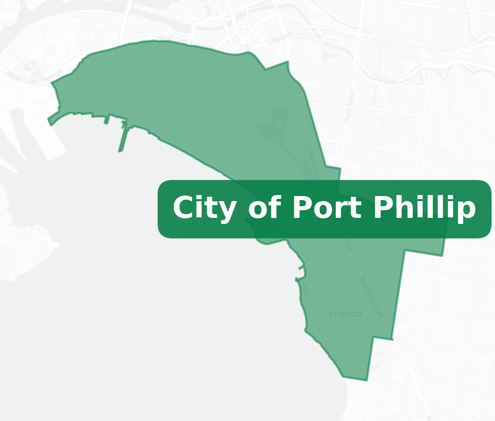 City of Port Phillip boundries map