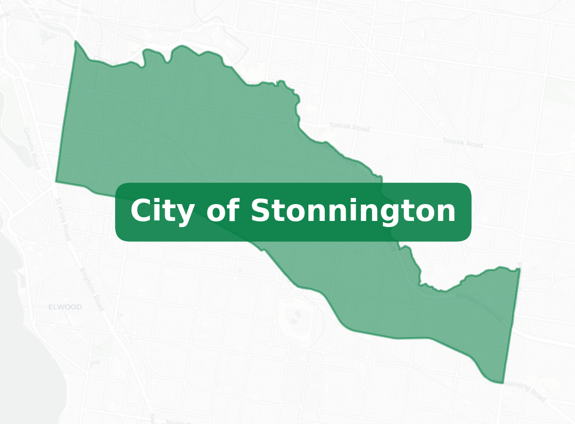 City of Stonnington boundries map